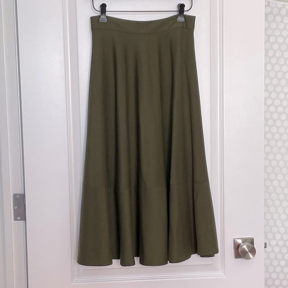 Asos Olive Green Full Skirt